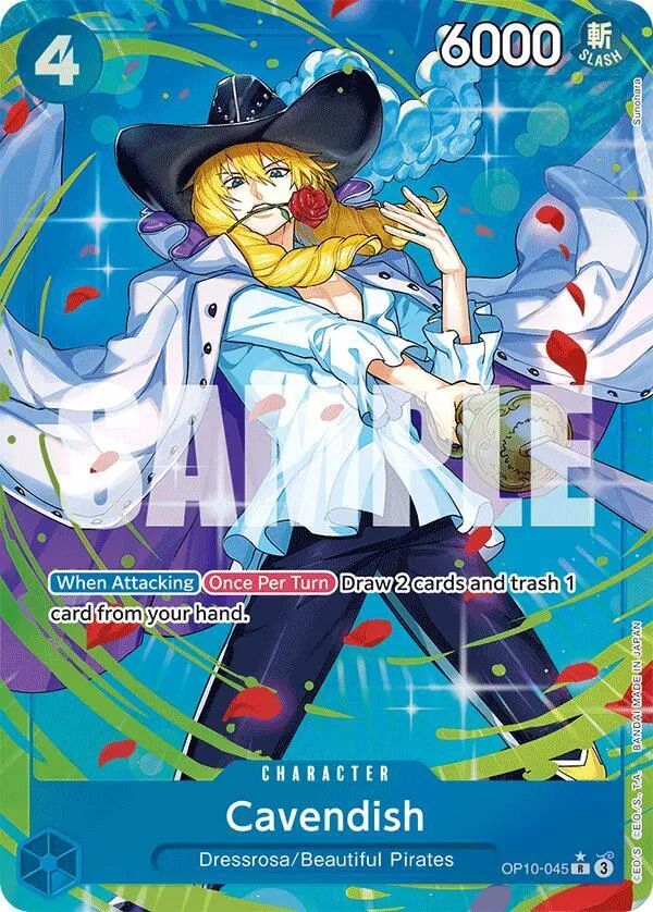 Cavendish (045) (Parallel) — Royal Blood — One Piece Card Game