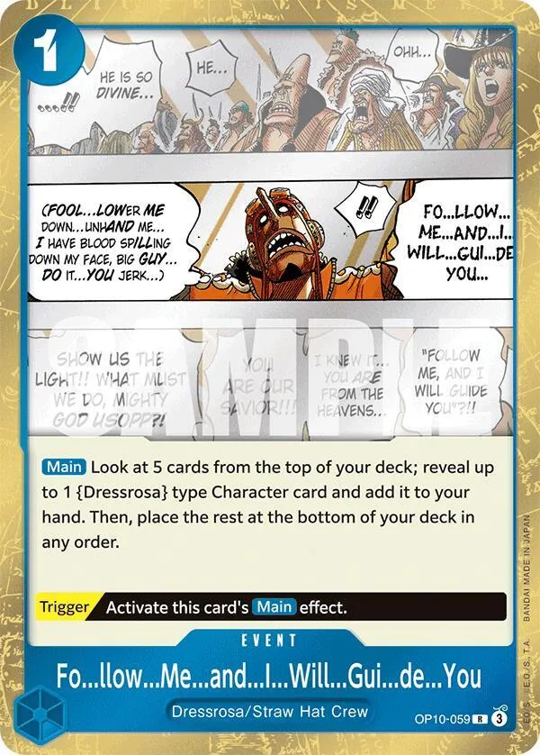 Fo...llow...Me...and...I...Will...Gui...de...You from Royal Blood - One Piece Card Game