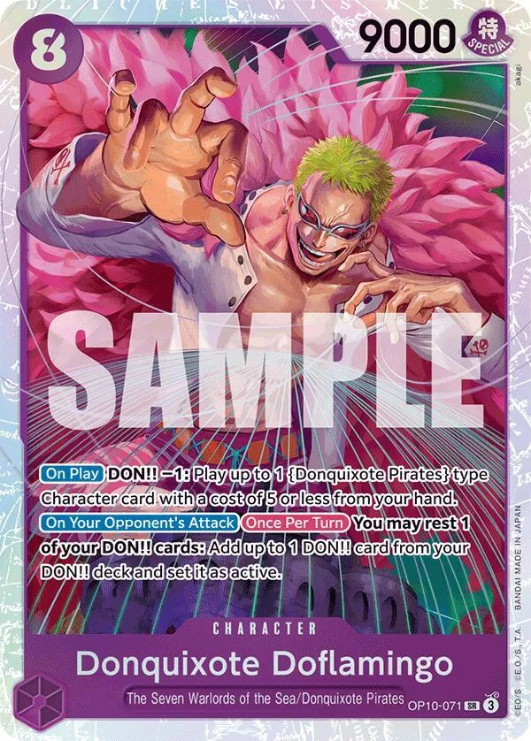 Donquixote Doflamingo — Royal Blood — One Piece Card Game