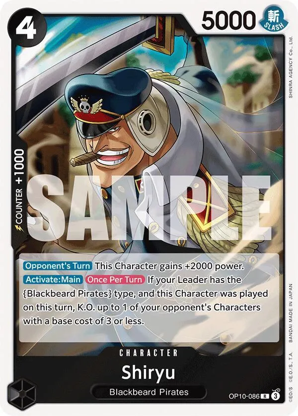 Shiryu — Royal Blood — One Piece Card Game