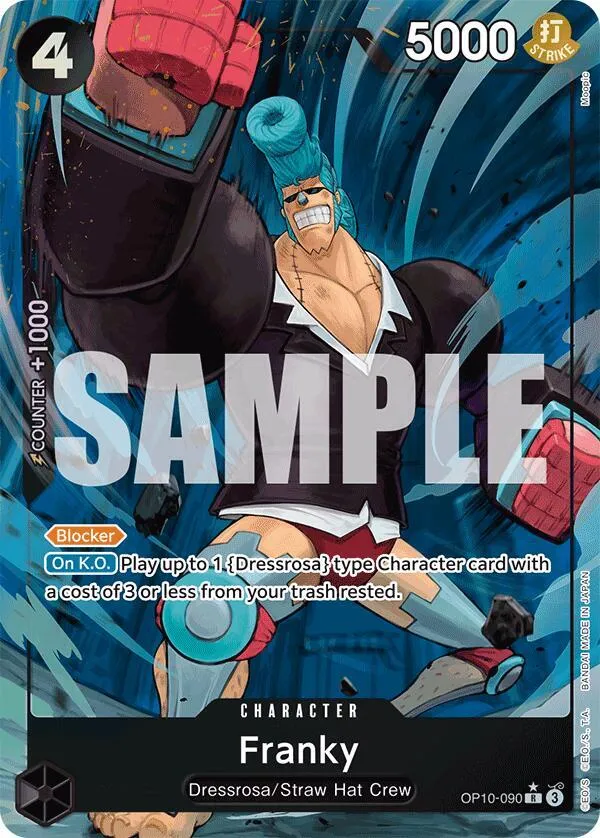 Franky (090) (Parallel) — Royal Blood — One Piece Card Game