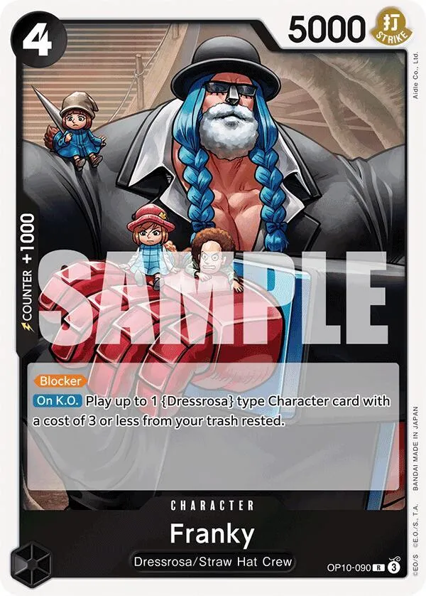 Franky (OP10-090) from Royal Blood - One Piece Card Game