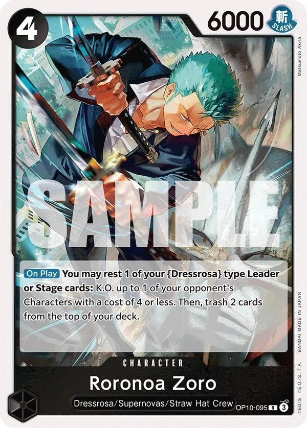 Roronoa Zoro (095) — Royal Blood — One Piece Card Game