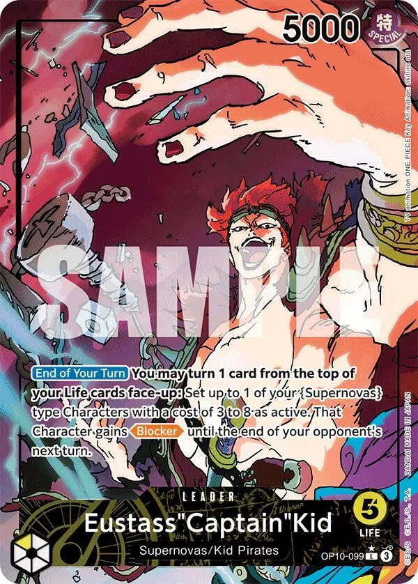 Eustass"Captain"Kid (OP10-099) — Royal Blood — One Piece Card Game