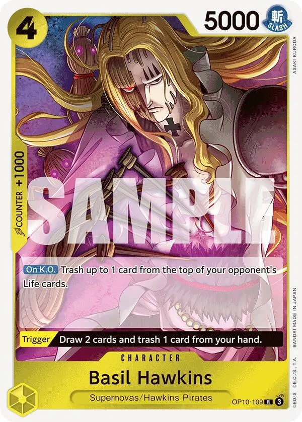 Basil Hawkins — Royal Blood — One Piece Card Game