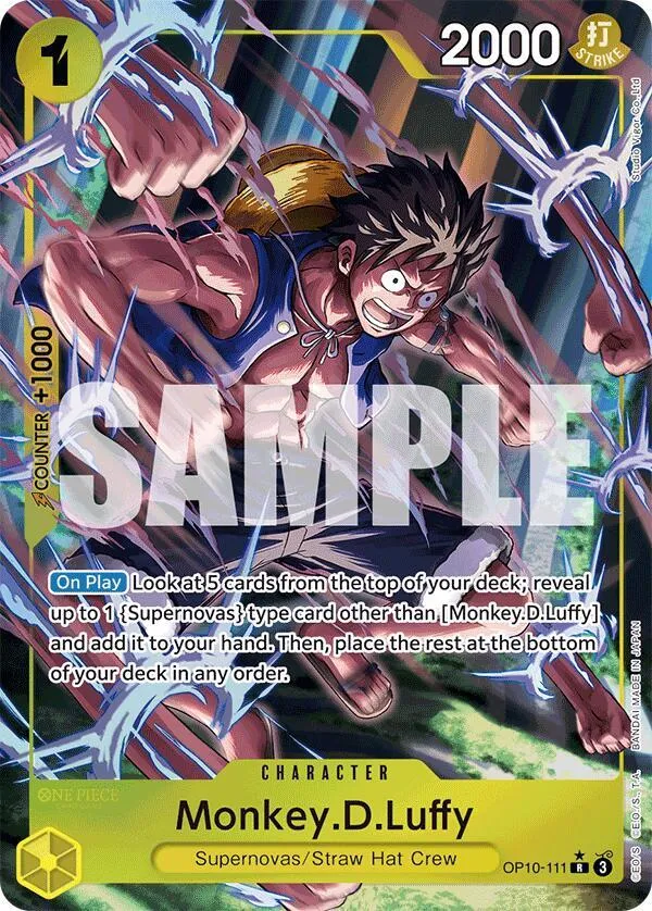 Monkey.D.Luffy (OP10-111) — Royal Blood — One Piece Card Game