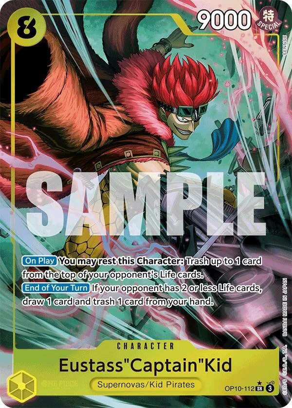 Eustass"Captain"Kid (OP10-112) from Royal Blood - One Piece Card Game