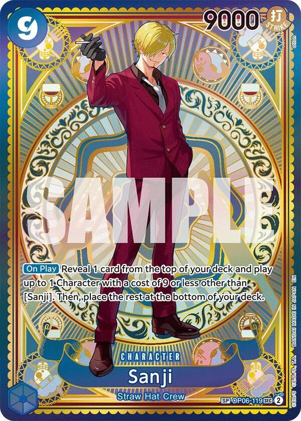 Sanji (SP) — A Fist of Divine Speed — One Piece Card Game