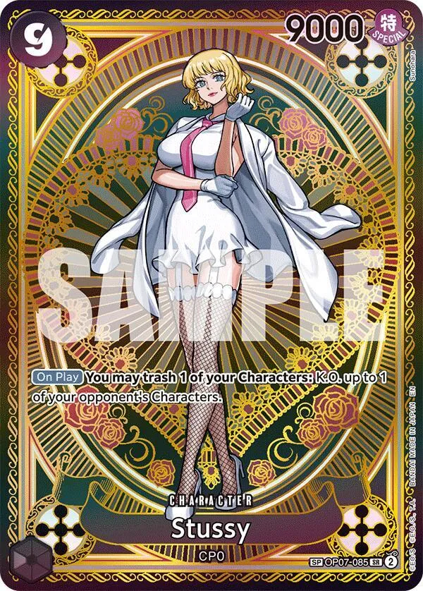 Stussy (SP) — A Fist of Divine Speed — One Piece Card Game