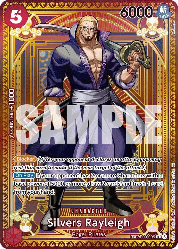 Silvers Rayleigh (SP) — A Fist of Divine Speed — One Piece Card Game