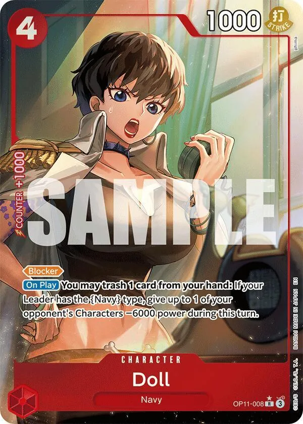 Doll (Alternate Art) — A Fist of Divine Speed — One Piece Card Game