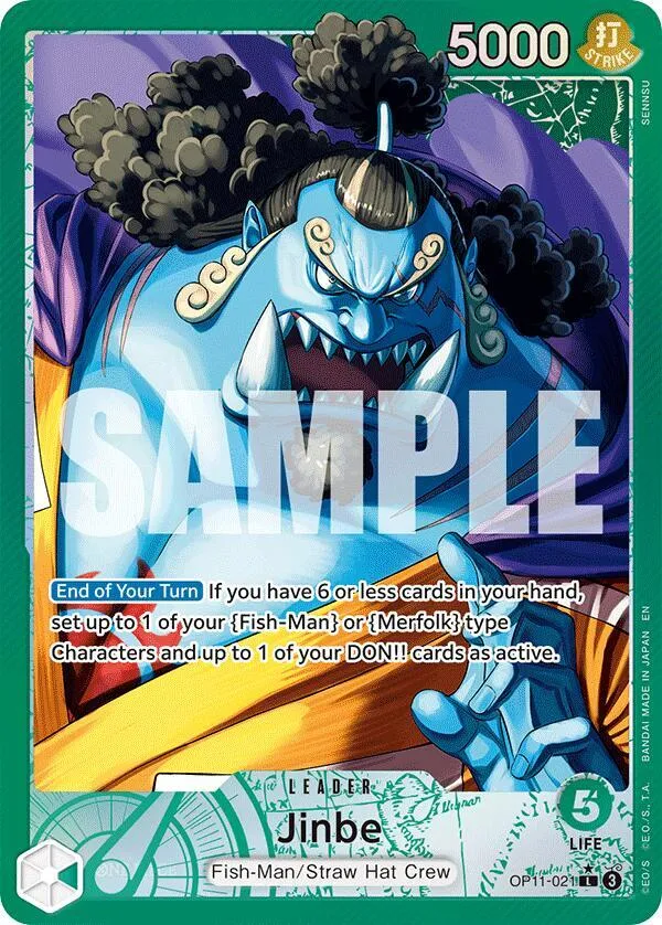 Jinbe (OP11-021) from A Fist of Divine Speed - One Piece Card Game