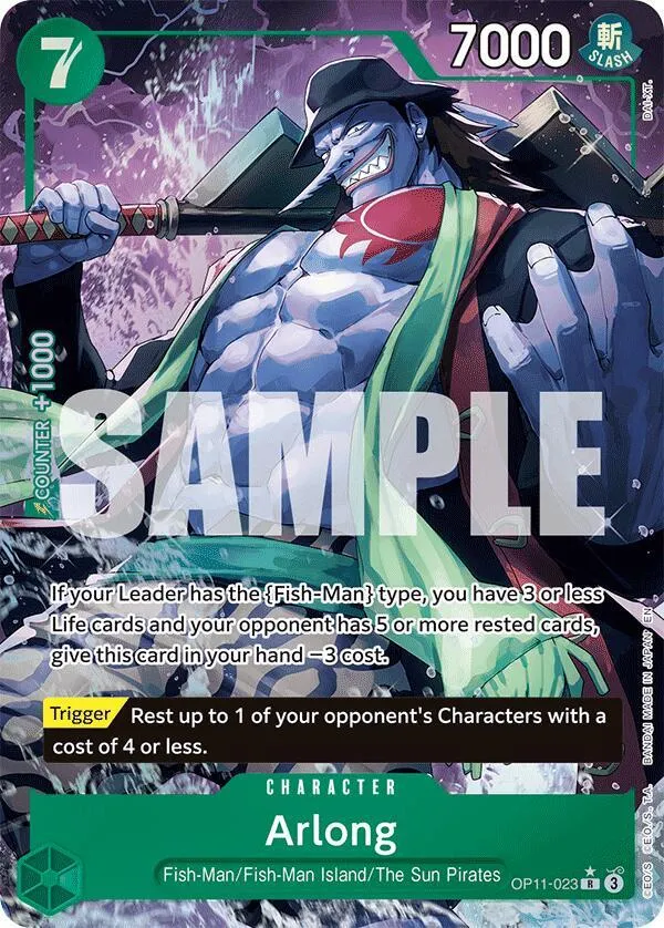 Arlong (OP11-023) — A Fist of Divine Speed — One Piece Card Game