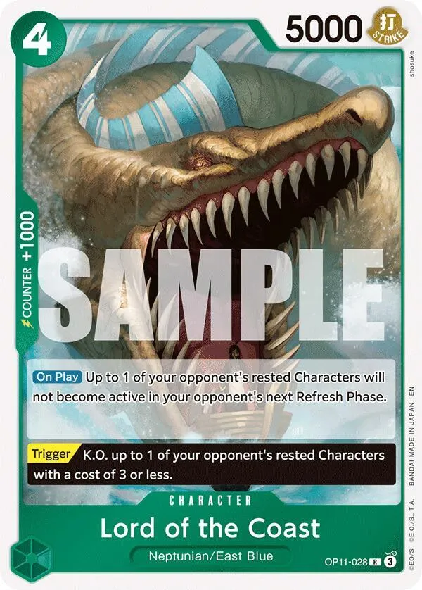 Lord of the Coast — A Fist of Divine Speed — One Piece Card Game