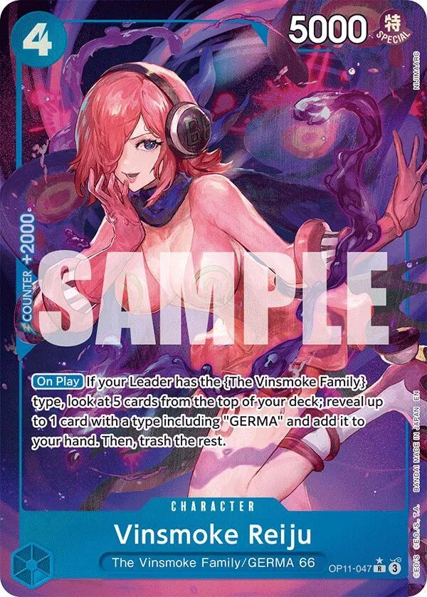 Vinsmoke Reiju (OP11-047) — A Fist of Divine Speed — One Piece Card Game