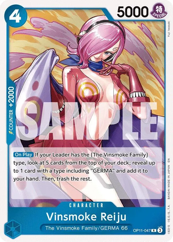 Vinsmoke Reiju — A Fist of Divine Speed — One Piece Card Game