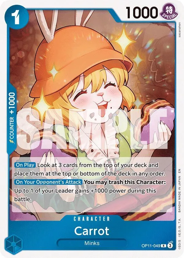 Carrot — A Fist of Divine Speed — One Piece Card Game
