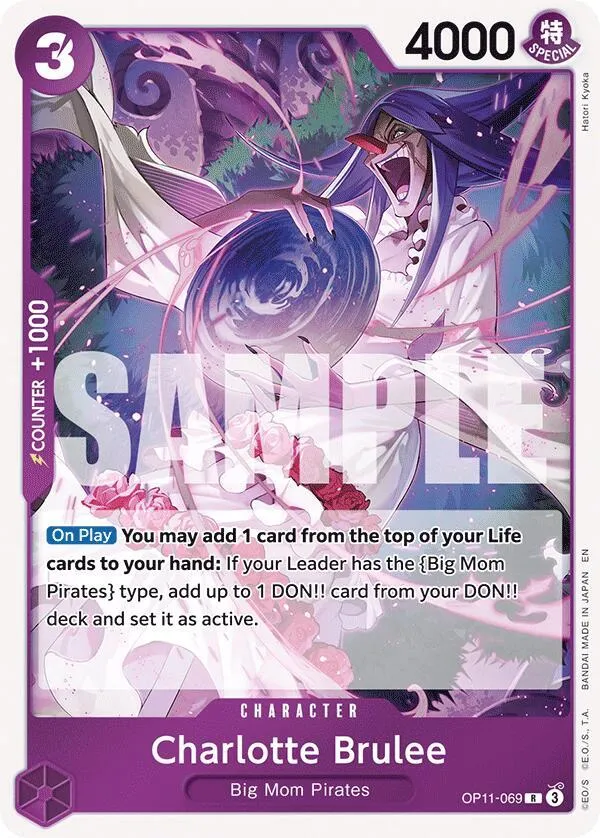 Charlotte Brulee — A Fist of Divine Speed — One Piece Card Game