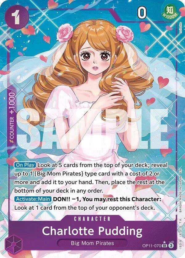 Charlotte Pudding (Alternate Art) — A Fist of Divine Speed — One Piece Card Game