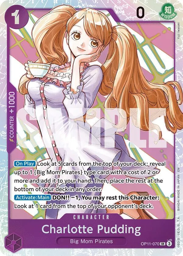 Charlotte Pudding — A Fist of Divine Speed — One Piece Card Game