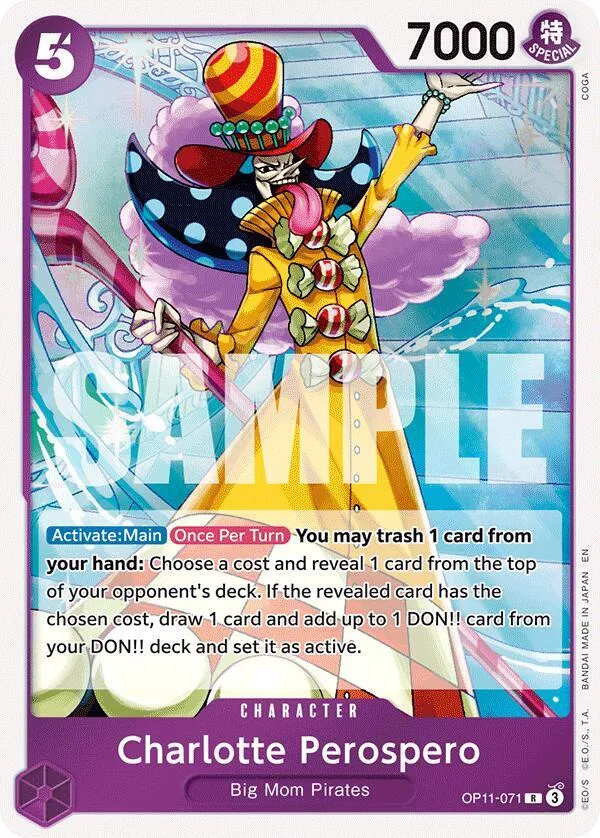 Charlotte Perospero — A Fist of Divine Speed — One Piece Card Game