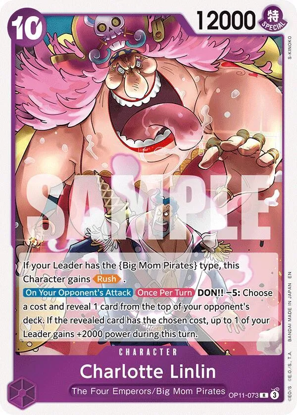 Charlotte Linlin — A Fist of Divine Speed — One Piece Card Game