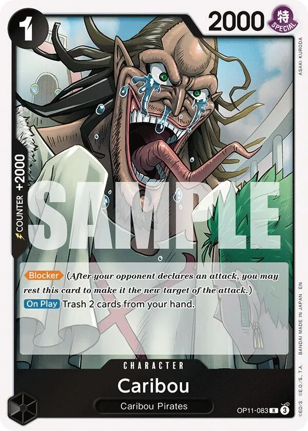 Caribou — A Fist of Divine Speed — One Piece Card Game