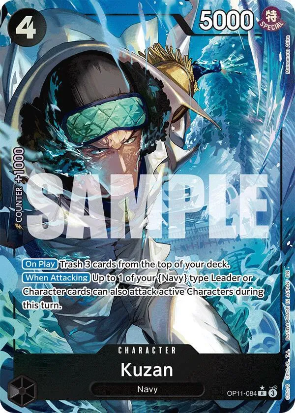 Kuzan (Alternate Art) — A Fist of Divine Speed — One Piece Card Game