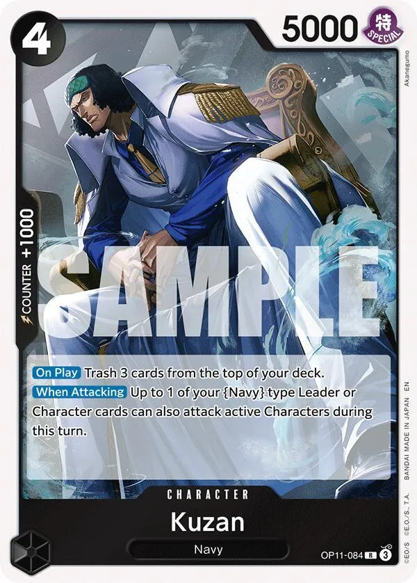 Kuzan — A Fist of Divine Speed — One Piece Card Game
