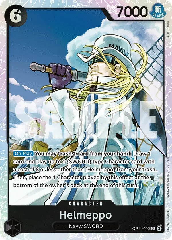 Helmeppo — A Fist of Divine Speed — One Piece Card Game