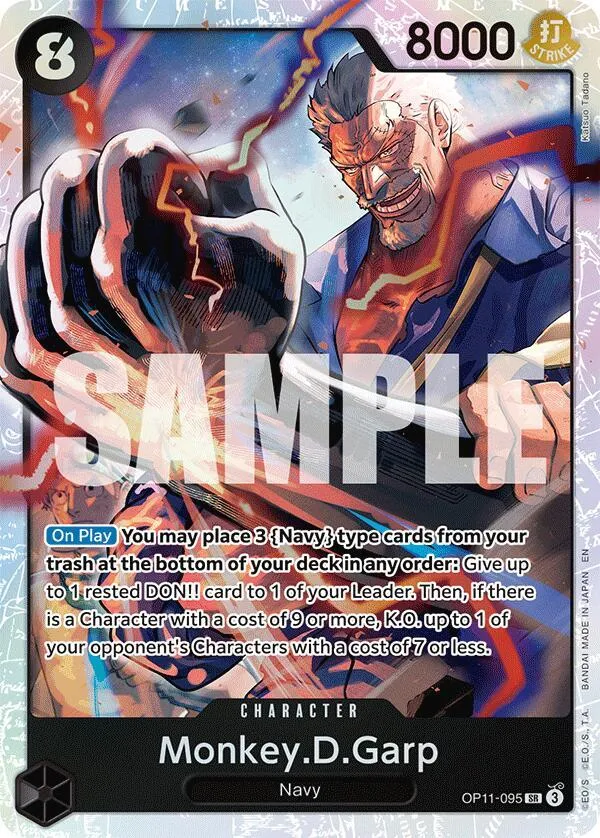 Monkey.D.Garp — A Fist of Divine Speed — One Piece Card Game