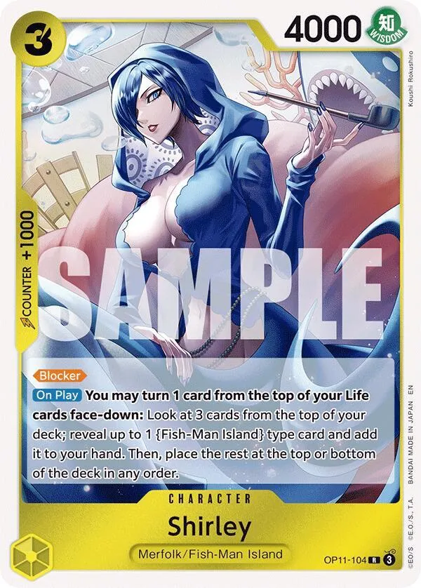 Shirley — A Fist of Divine Speed — One Piece Card Game