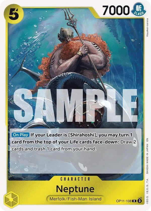 Neptune — A Fist of Divine Speed — One Piece Card Game
