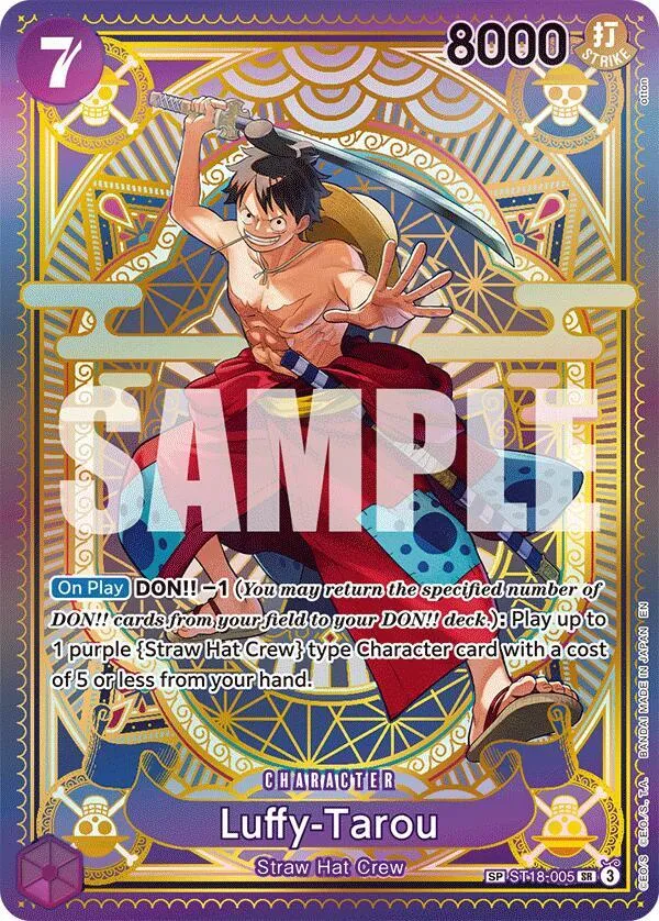 Luffytaro (ST18-005) — A Fist of Divine Speed — One Piece Card Game