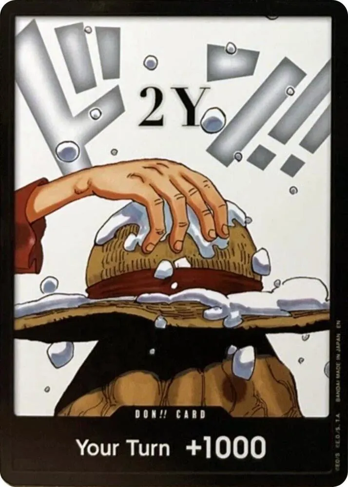 DON!! Card (2Y) (Double Pack Set Vol. 8) — Legacy of the Master — One Piece Card Game