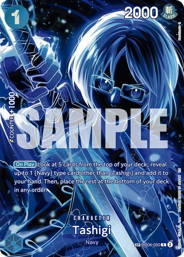 Tashigi (SP) — Legacy of the Master — One Piece Card Game