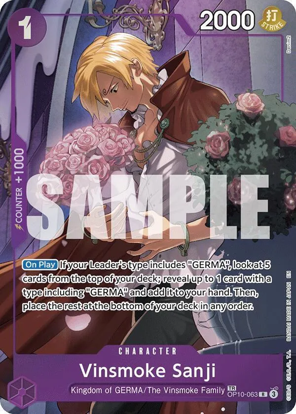 Vinsmoke Sanji (TR) — Legacy of the Master — One Piece Card Game