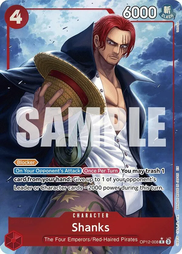Shanks (008) (Alternate Art) from Legacy of the Master - One Piece Card Game