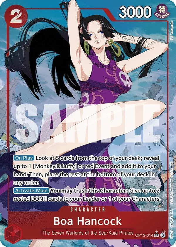 Boa Hancock (Alternate Art) — Legacy of the Master — One Piece Card Game