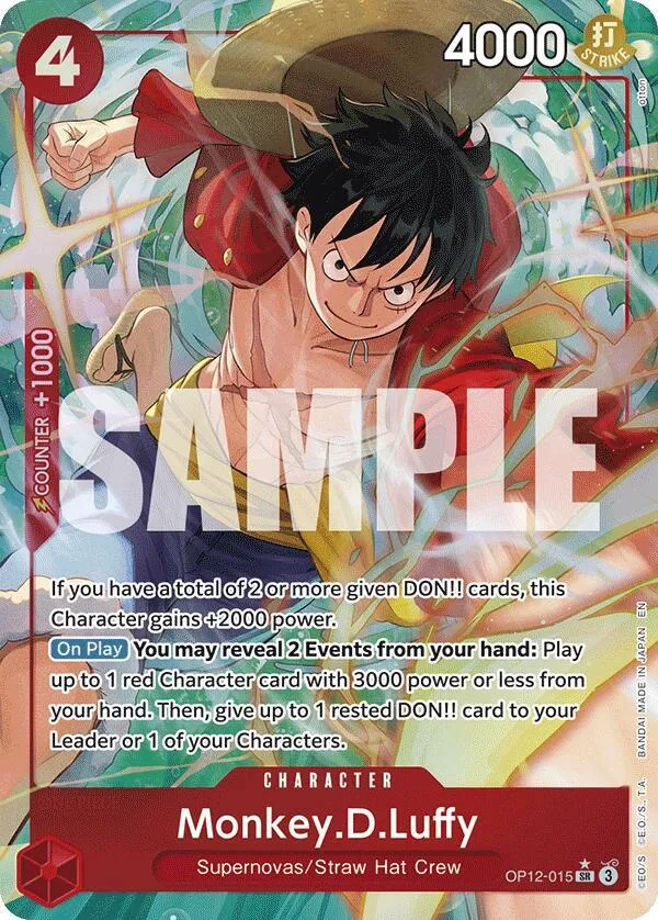 Monkey.D.Luffy (Alternate Art) — Legacy of the Master — One Piece Card Game