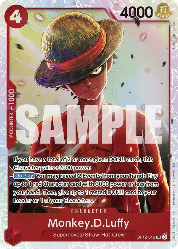 Monkey.D.Luffy — Legacy of the Master — One Piece Card Game