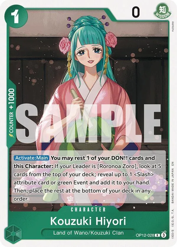 Kouzuki Hiyori — Legacy of the Master — One Piece Card Game