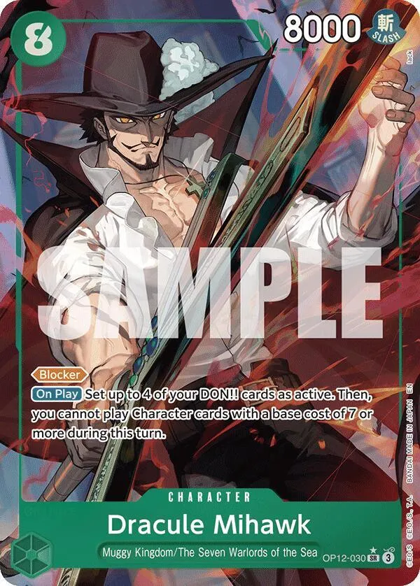Dracule Mihawk (Alternate Art) — Legacy of the Master — One Piece Card Game