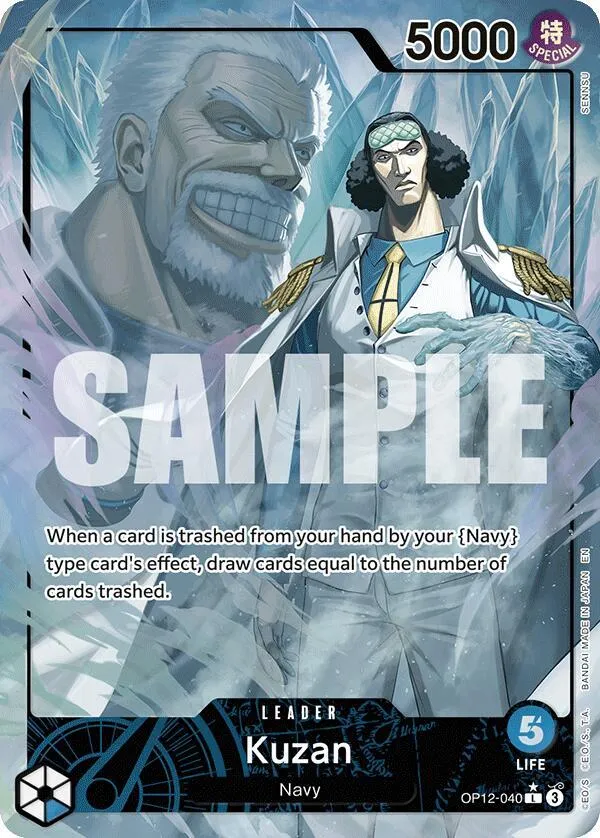 Kuzan (040) (Alternate Art) — Legacy of the Master — One Piece Card Game