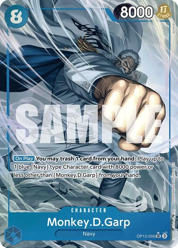 Monkey.D.Garp (Alternate Art) — Legacy of the Master — One Piece Card Game