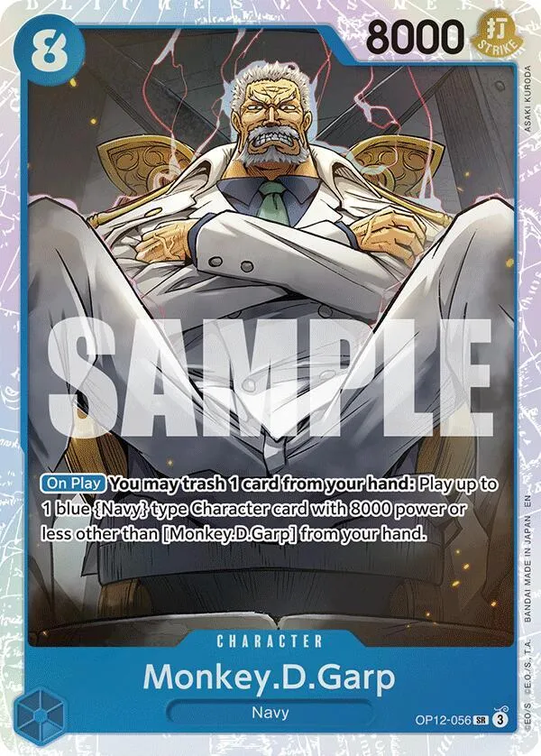 Monkey.D.Garp — Legacy of the Master — One Piece Card Game