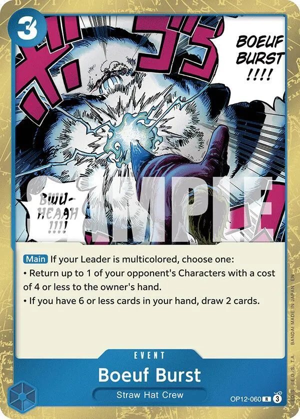Boeuf Burst — Legacy of the Master — One Piece Card Game