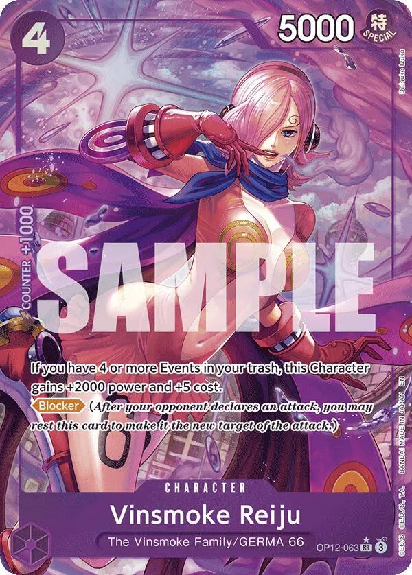 Vinsmoke Reiju (Alternate Art) — Legacy of the Master — One Piece Card Game