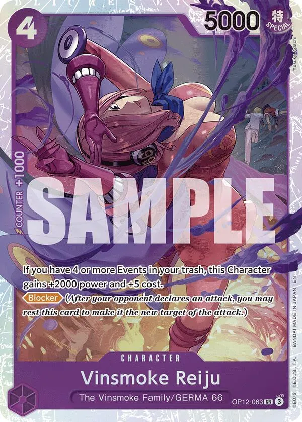 Vinsmoke Reiju — Legacy of the Master — One Piece Card Game