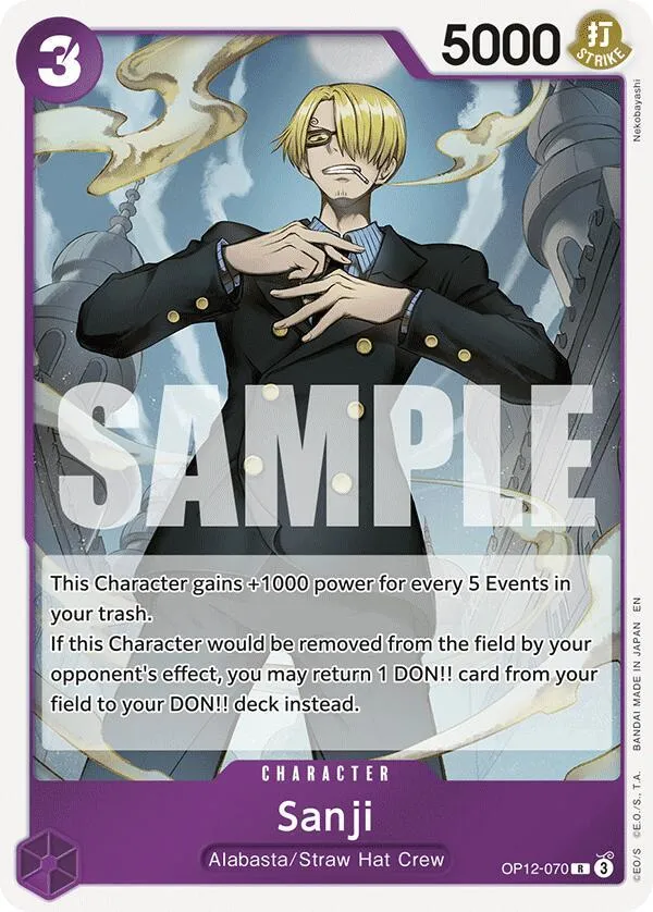 Sanji (070) — Legacy of the Master — One Piece Card Game